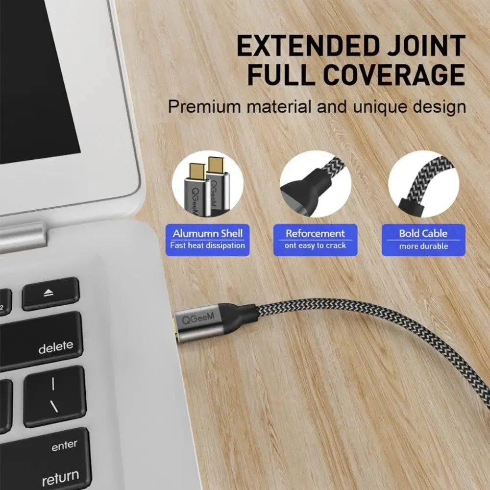 3.1 Type c to Usb c Gen2 Pd 60w Nylon Charging Cable for Samsung S9 S8 Macbook Pro