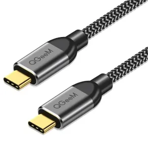 3.1 Type c to Usb c Gen2 Pd 60w Nylon Charging Cable for Samsung S9 S8 Macbook Pro