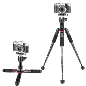 360 Ball Head Mini Tripod for Camera 20/50cm Aluminum Alloy with 1/4 Arca Type Quick Plate