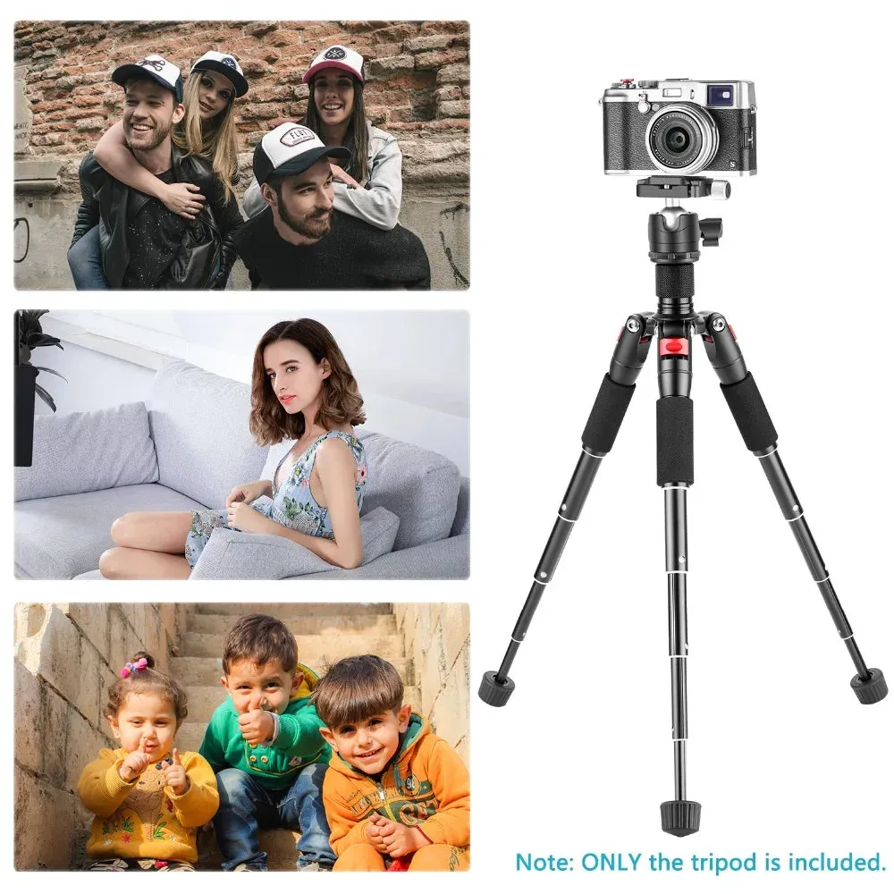 360 Ball Head Mini Tripod for Camera 20/50cm Aluminum Alloy with 1/4 Arca Type Quick Plate