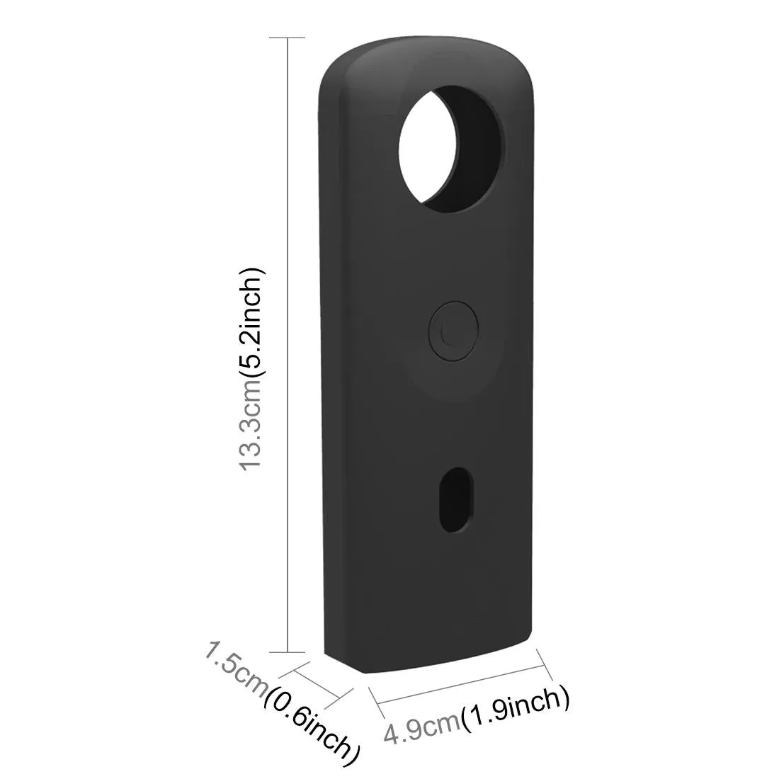 360 Camera Silicone Case | With Lens Cover | For Ricoh Theta SC2 | Blue