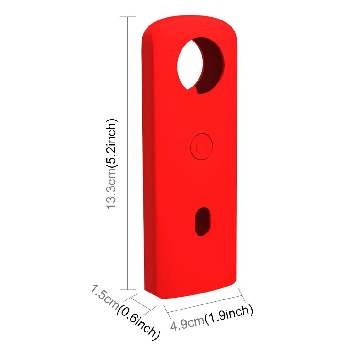 360 Camera Silicone Case | With Lens Cover | For Ricoh Theta SC2 | Blue