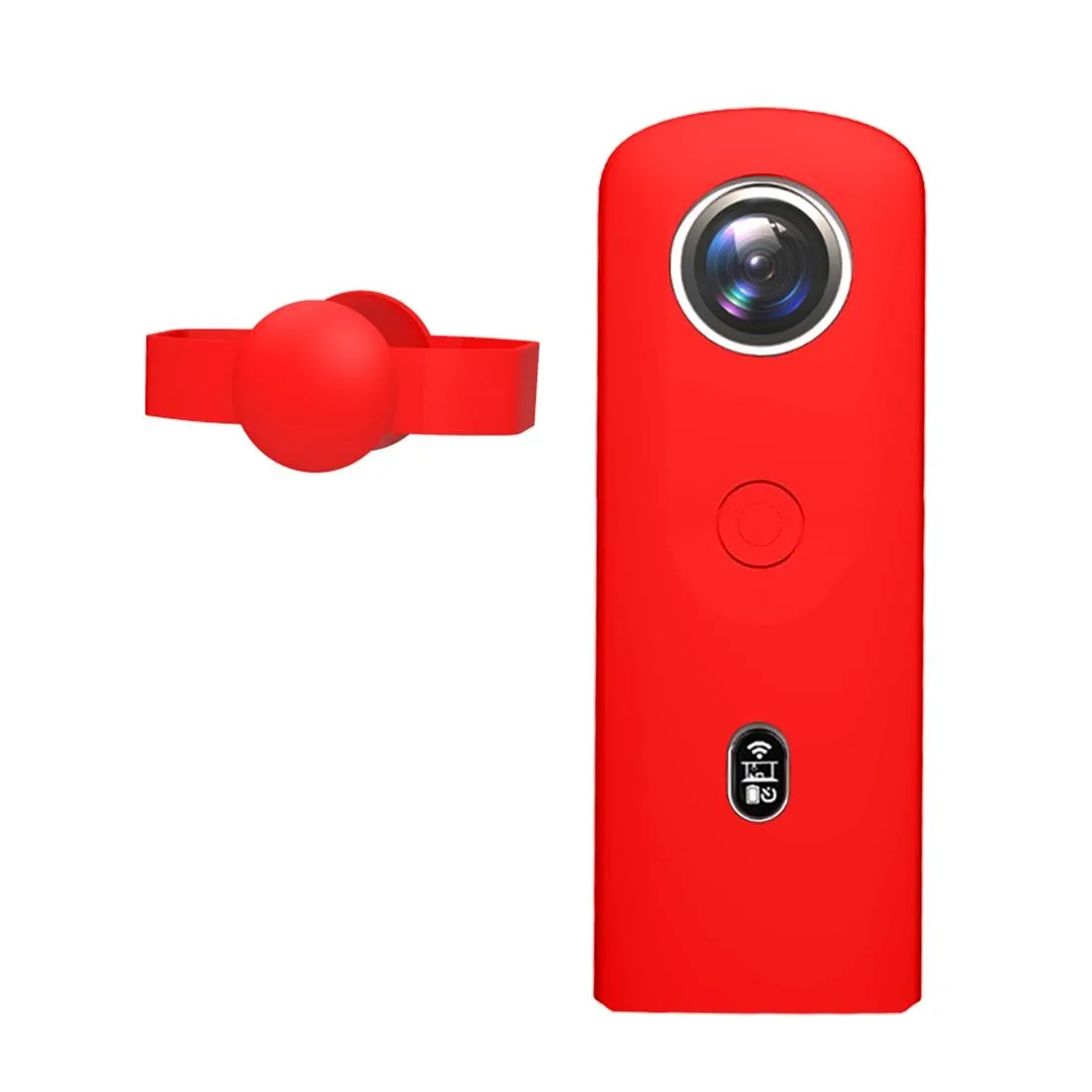 360 Camera Silicone Case | With Lens Cover | For Ricoh Theta SC2 | Blue