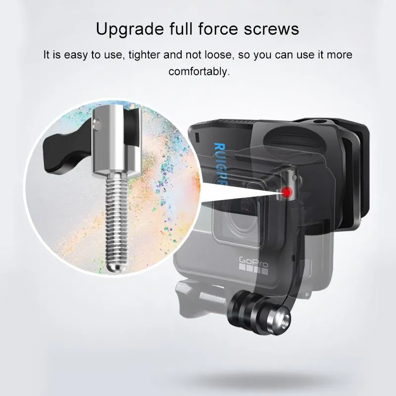 360 Degree J-type Backpack Mount for Gopro Dji and Action Cameras