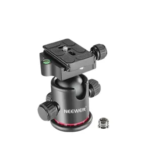 360 Panoramic All Metal Tripod Ball Head with Arca Type Quick Release Plate 1/4 Screw 3/8 Thread Mount