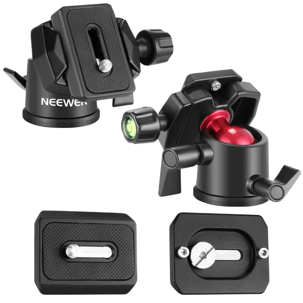360 Rotating Ball Head for Canon Sony Dslr Camera 1/4 Arca Quick Plate