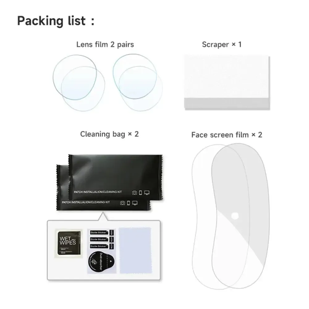 Anti-scratch Soft Lens Protective Headwear for Pico 4 Accessories