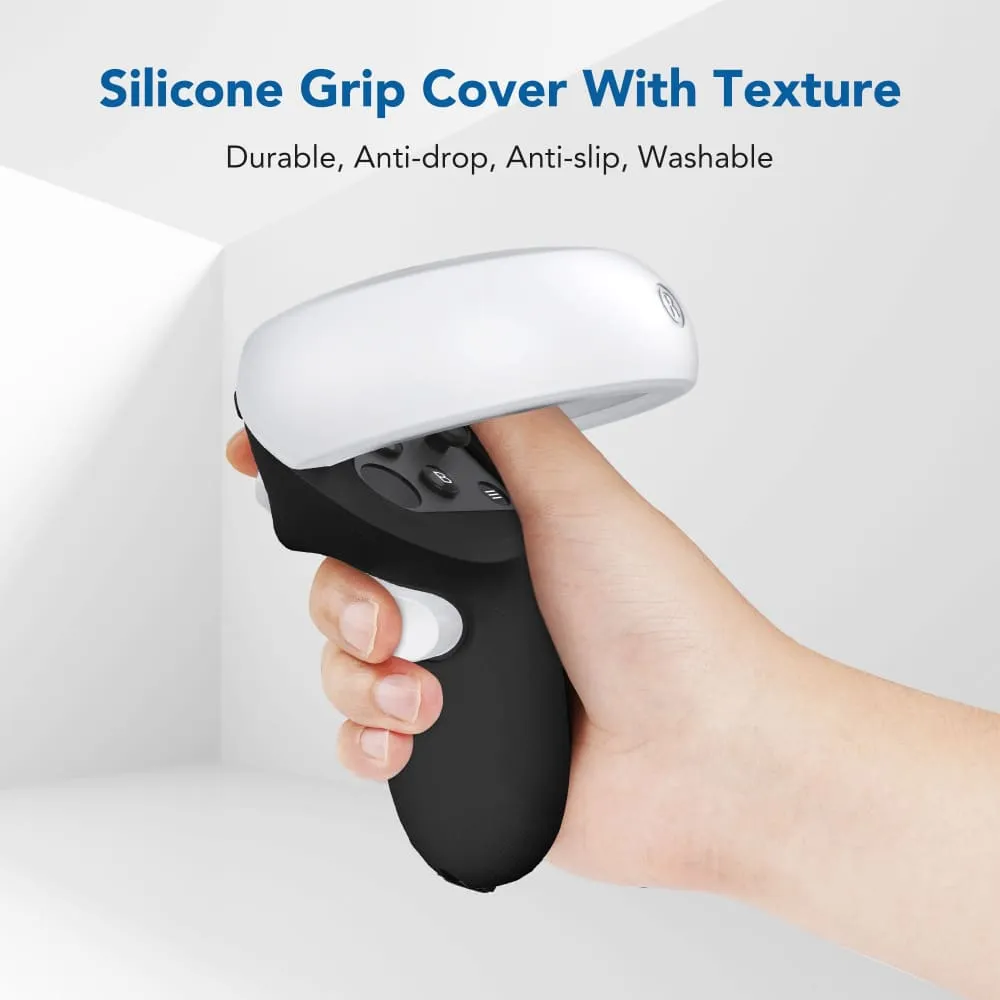 Anti-throw Touch Controller Grip with Silicone Protective Ring Cover