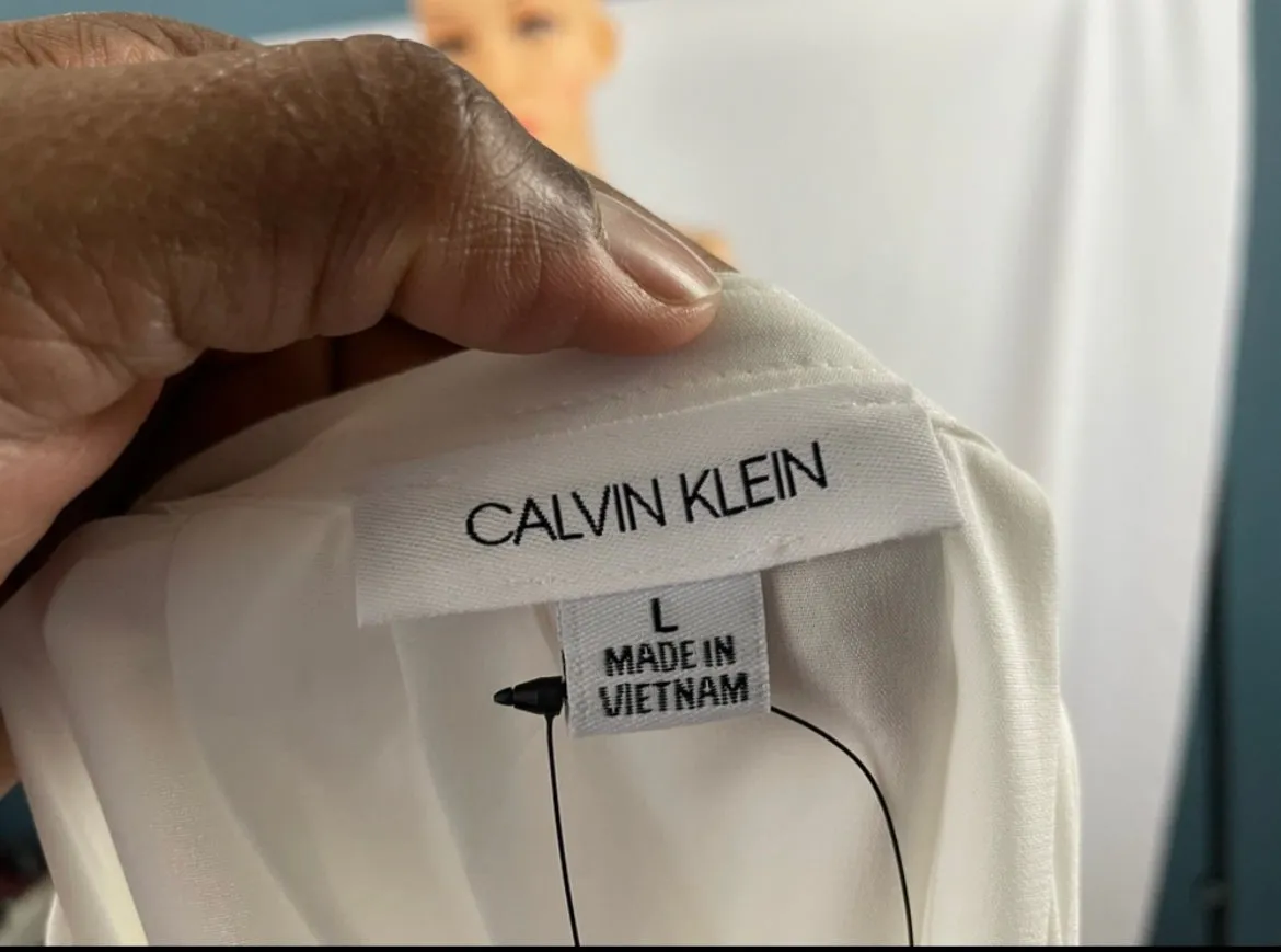 Calvin Klein white blouse