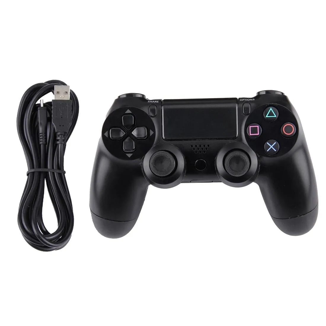 For Ps4 Computer Tablet Notebook Laptop Pc Wired Usb Game Controller Gamepad - 1.2m Black