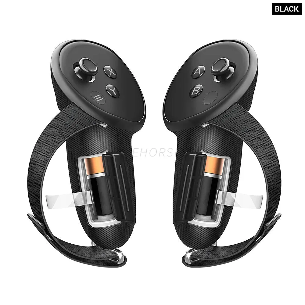 For Quest 3 Anti-collision Silicone Handle Protective Cover with Battery Opening Steering Knuckle