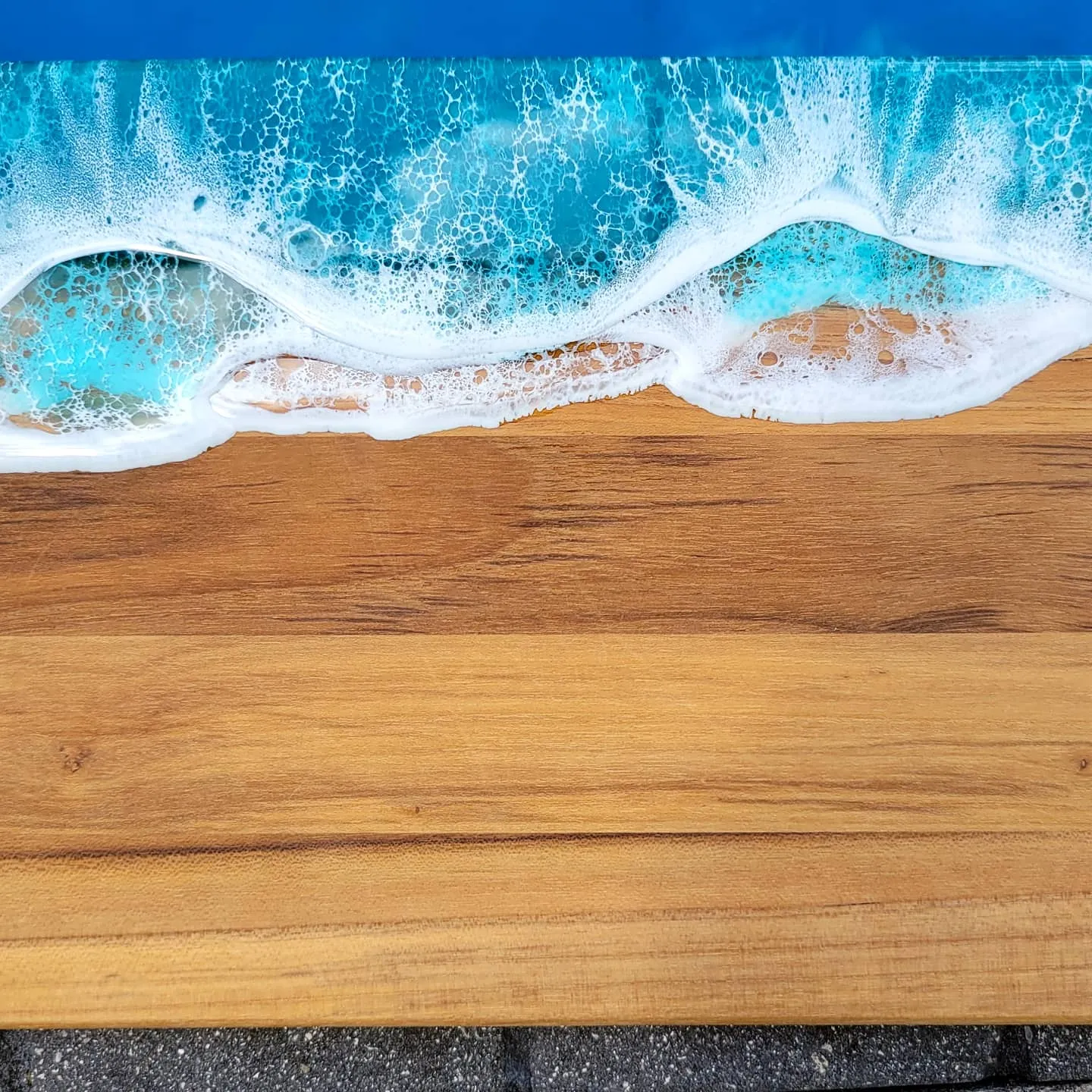 Panoramic Ocean Serving Board - Ready to Ship!