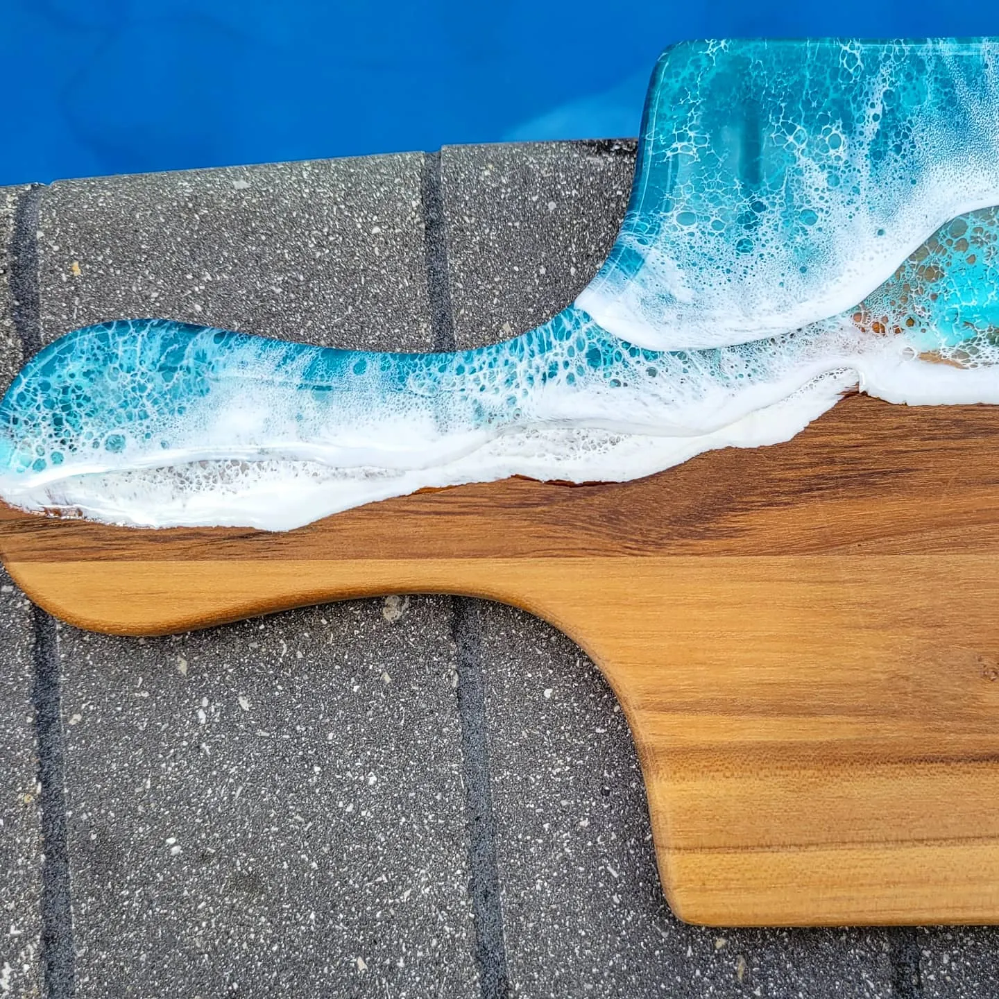 Panoramic Ocean Serving Board - Ready to Ship!