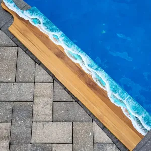 Panoramic Ocean Serving Board - Ready to Ship!
