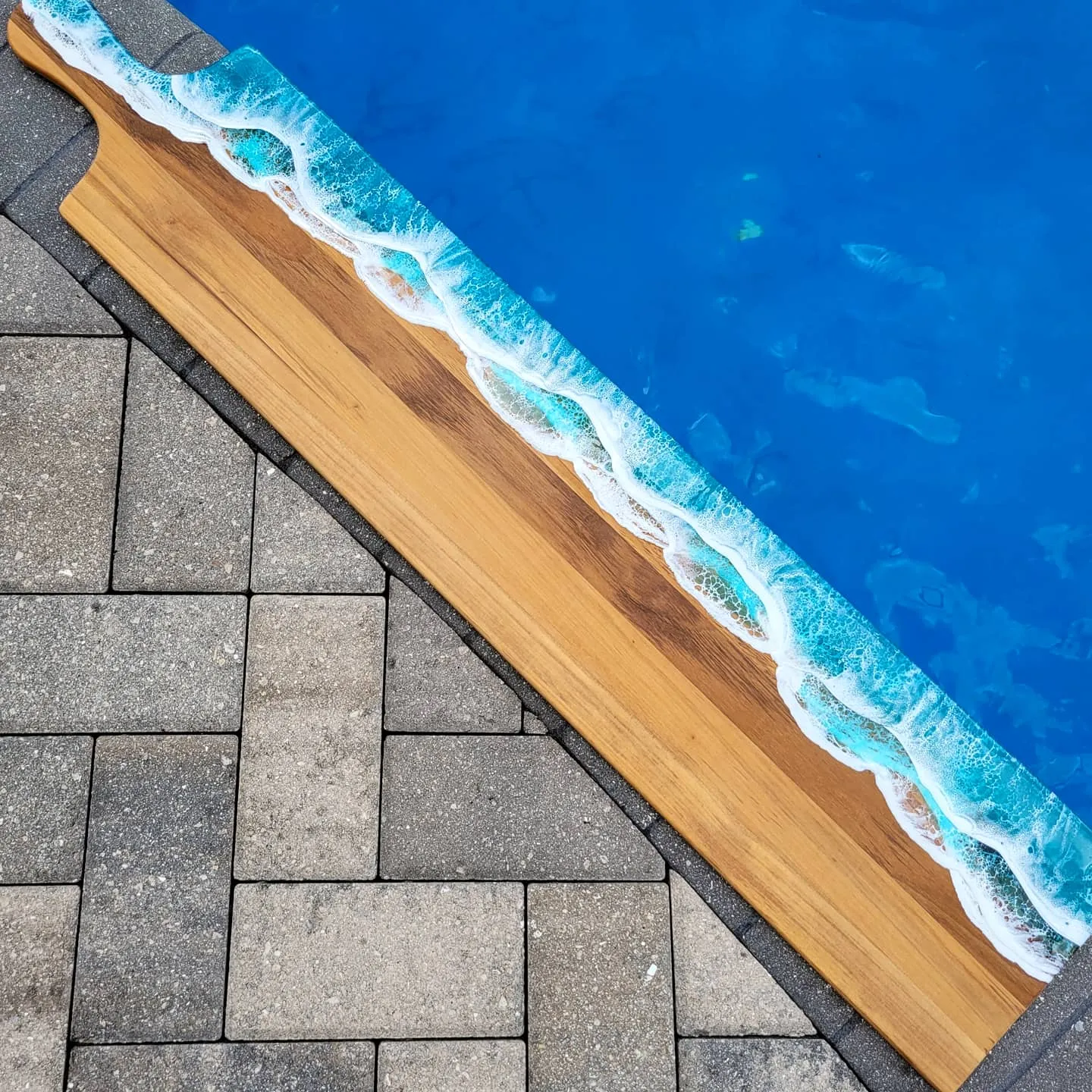 Panoramic Ocean Serving Board - Ready to Ship!