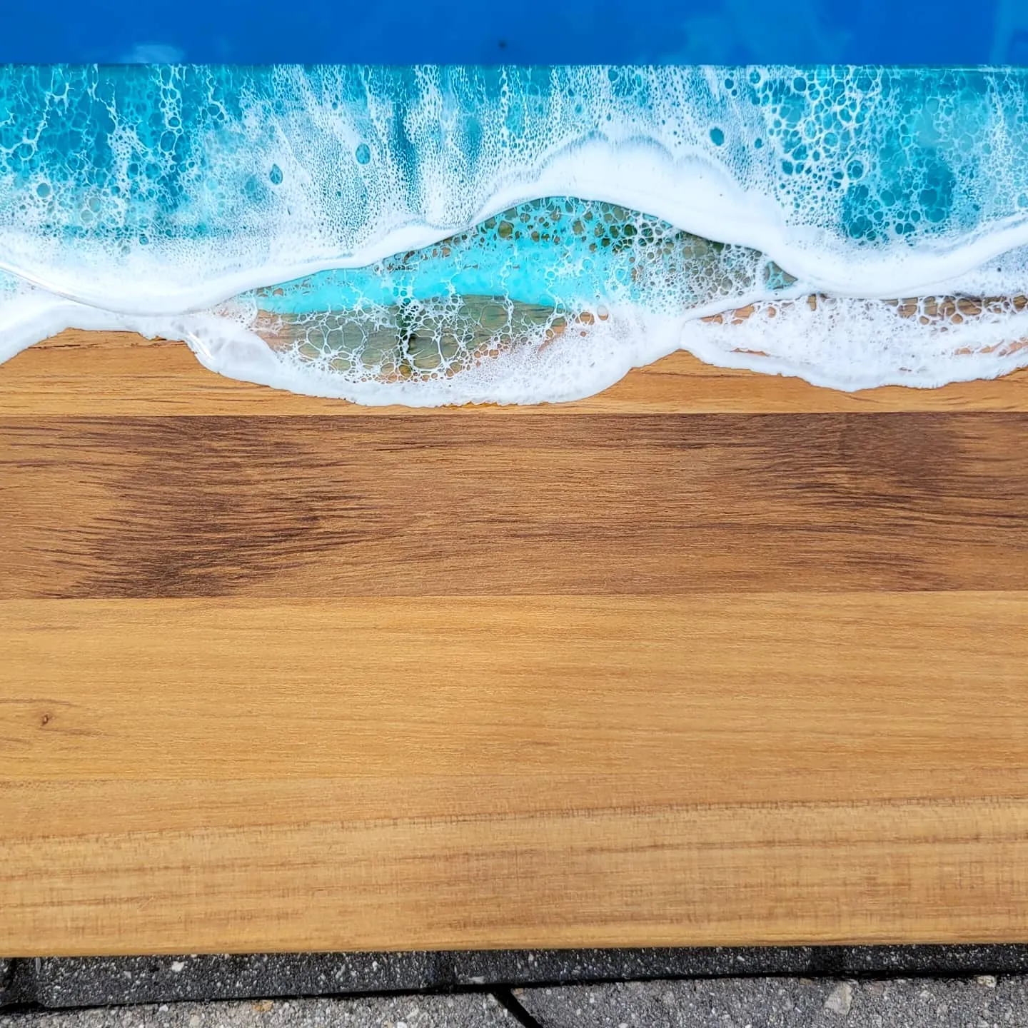 Panoramic Ocean Serving Board - Ready to Ship!
