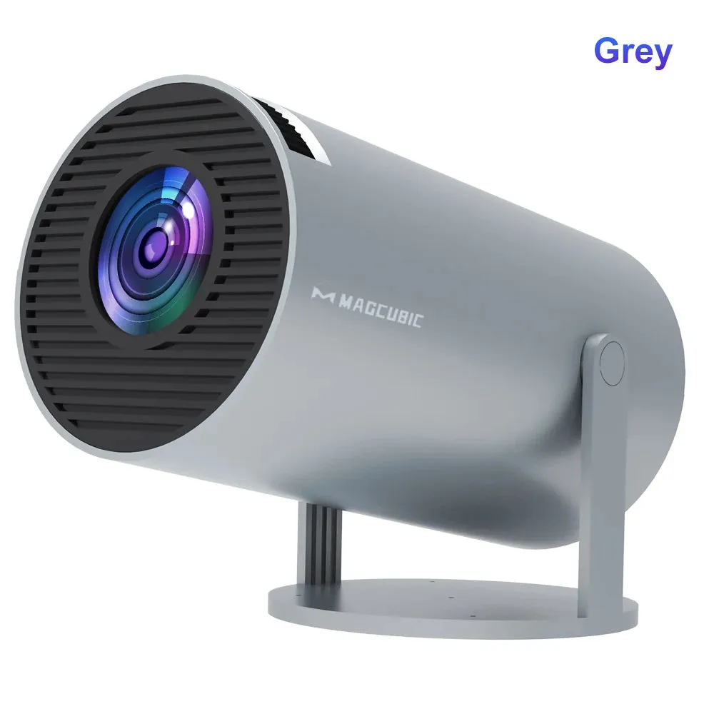 Projector Android 11 4K 1280*720P HY300 Dual Wifi 260ANSI 180Flexible BT5.0 Cinema Outdoor Portable Projetor HY300 Pro