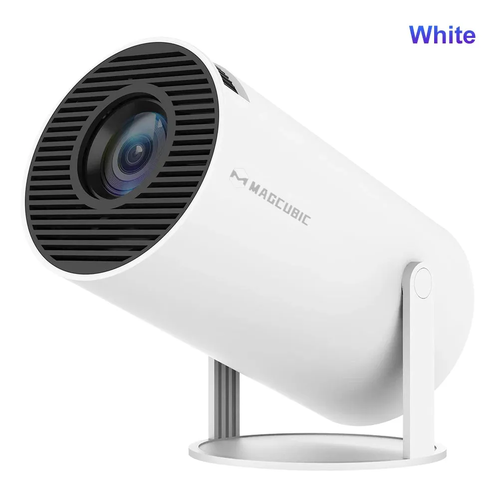 Projector Android 11 4K 1280*720P HY300 Dual Wifi 260ANSI 180Flexible BT5.0 Cinema Outdoor Portable Projetor HY300 Pro