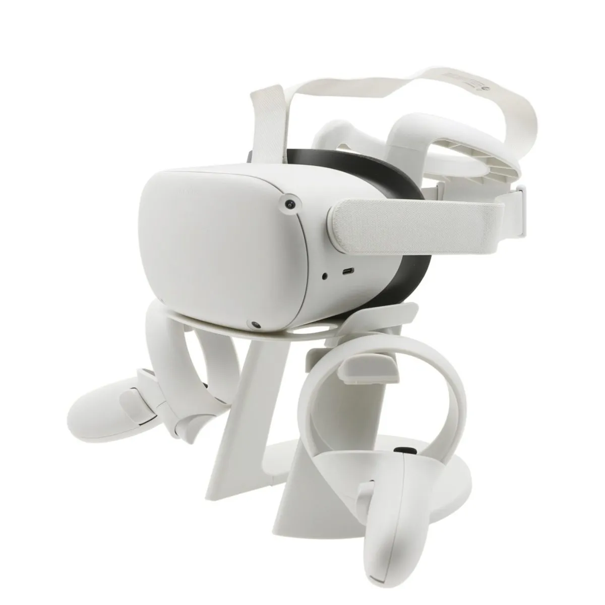 Stand Model H - with handles for Meta Quest 2, 1, Rift S | White