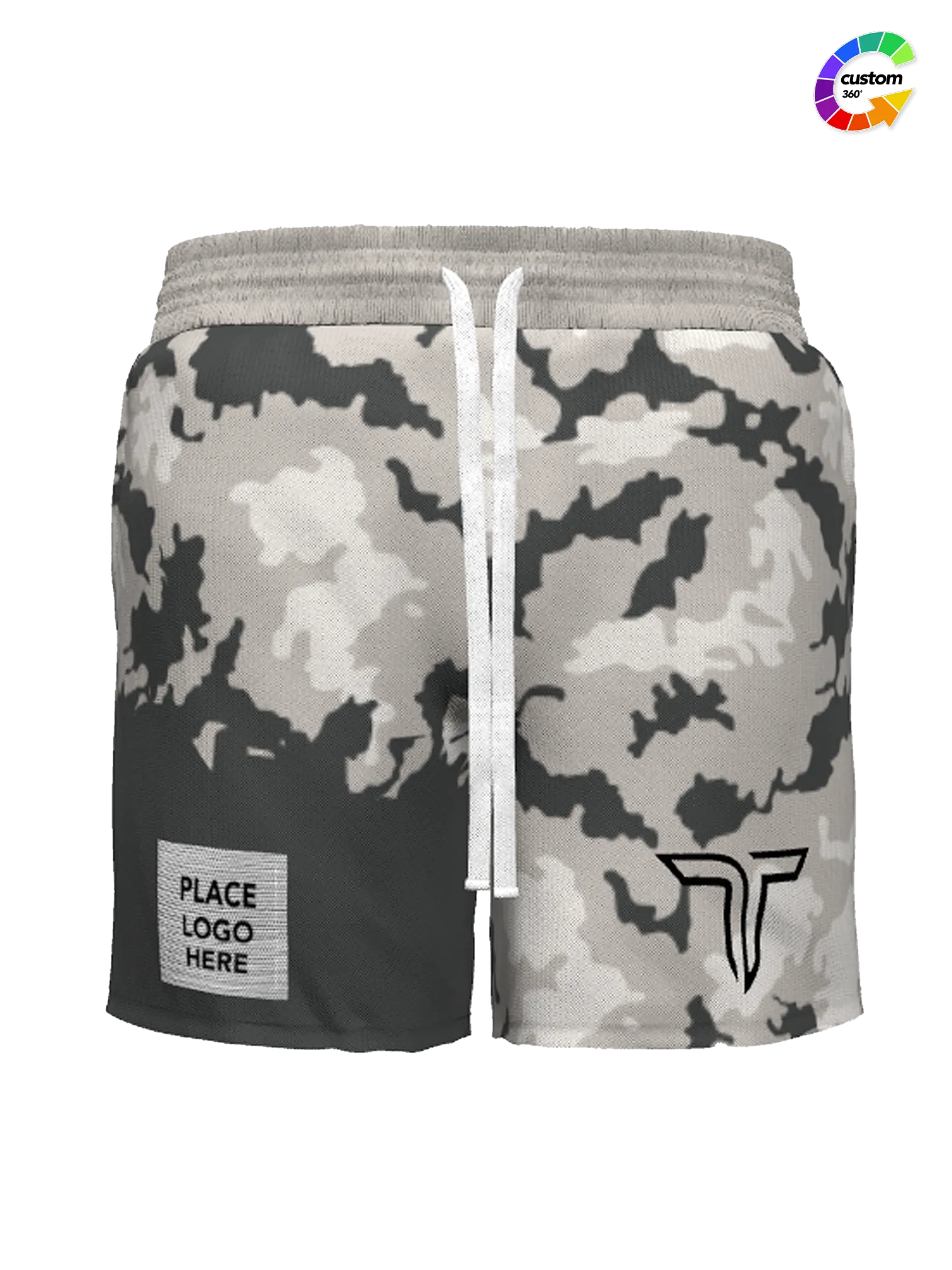 TD-GS-002 360 Custom Gym Shorts (5"&7 Inseam)