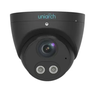 Uniarch 5MP HD Intelligent Light and Audible Warning Fixed Eyeball Network Camera BLACK, IPC-T1P5-AF28KC-B