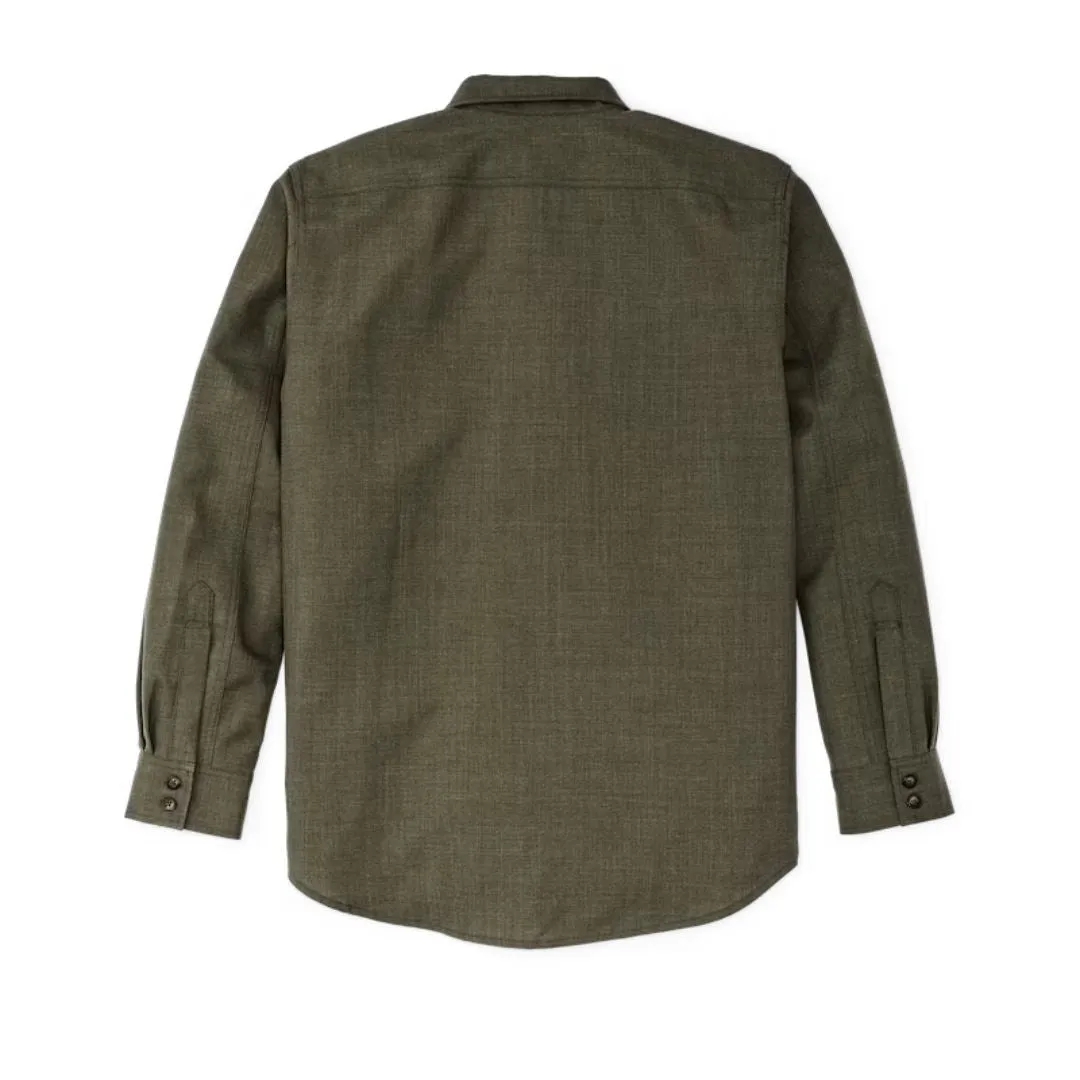 Worsted Wool Guide Shirt (Forest Green Heather)